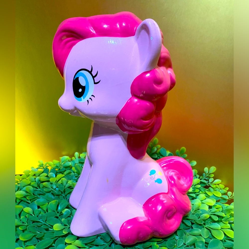 MY LITTLE PONY VTG 2014 PINKIE PIE PONY COLLECTIBLE CERAMIC COIN BANK 9.5”